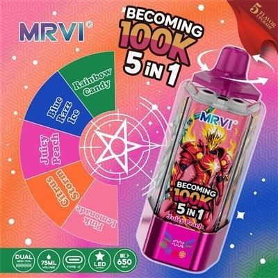 MRVI Becoming 100K Puffs 5in1 Vape Pen factory