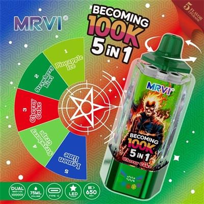 MRVI Becoming 100K Puffs 5in1 Vape Pen